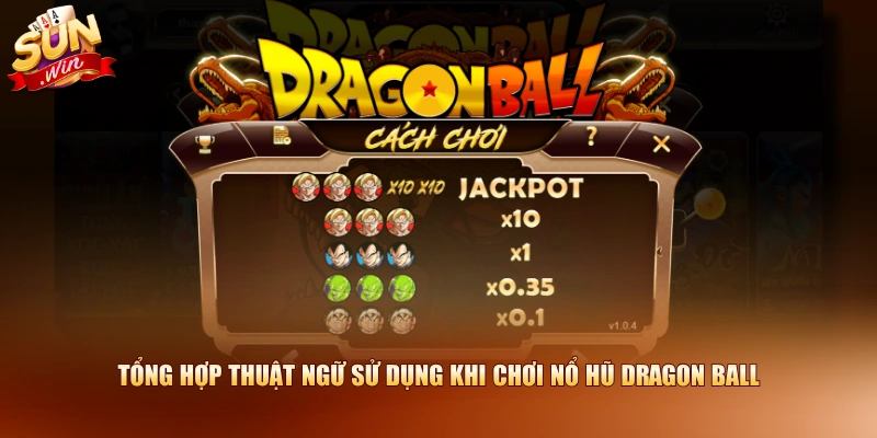 Tổng hợp thuật ngữ sử dụng khi chơi nổ hũ Dragon Ball